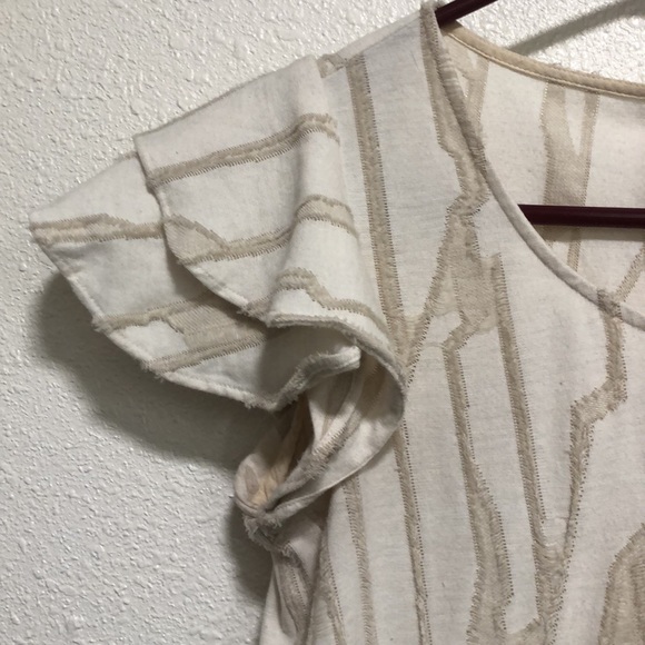 Dolan cute top with ruffle sleeves size xs - Picture 3 of 4